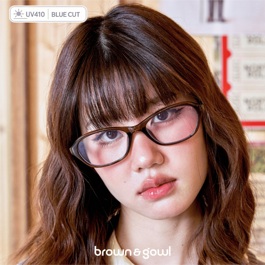 แว่นกรองแสง UV410 รุ่น KOMI เลนส์สีฟ้า Blue Light Glasses แถมกล่อง+ผ้า พร้อมส่ง(ตัดเลนส์รอ 4-6 วัน)