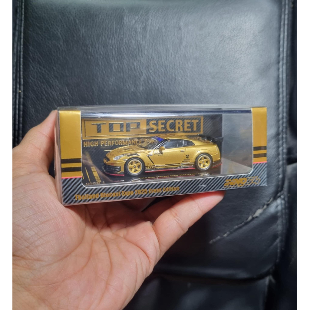 🔥Inno64 top secret thailand รุ่น GTR-R35 thailand deicast expo2025 ทะเบียน "ขอ 7777"