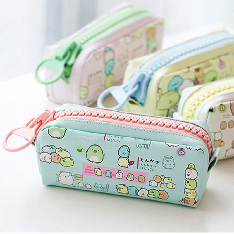 พร้อมส่ง กระเป๋าดินสอซิปใหญ่ คุณภาพดี กระเป๋าอเนกประสงค์ใส่เครื่องเขียน สำหรับใส่เครื่องเขียนตอนสอบ ขนาดพกพา