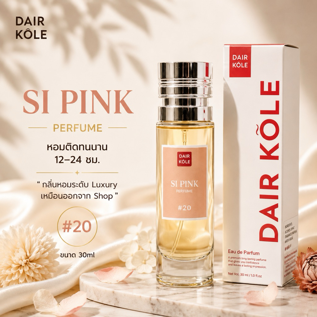🔥กลิ่นShopแท้🔥น้ำหอมDAIR KOLE #20 A.SP ติดทน12-24ชม. #น้ำหอมผู้หญิง #น้ำหอม #ติดทนนาน #น้ำหอมติดทน #DKPEFUME #DK