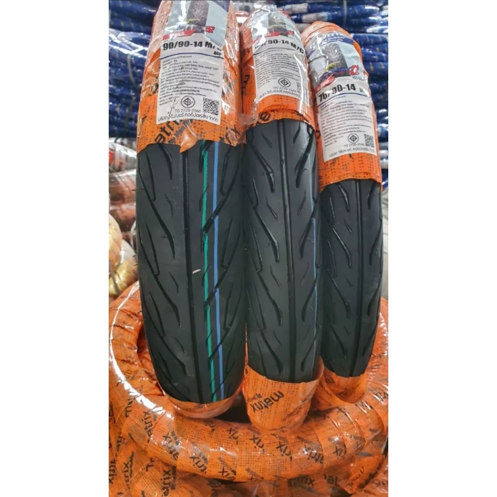 ยางนอก VEERUBBER ขอบ14 VRM265 ลายไฟ มีเบอร์ 70/90-14,80/90-14,90/90-14 รุ่นใช้ยางใน