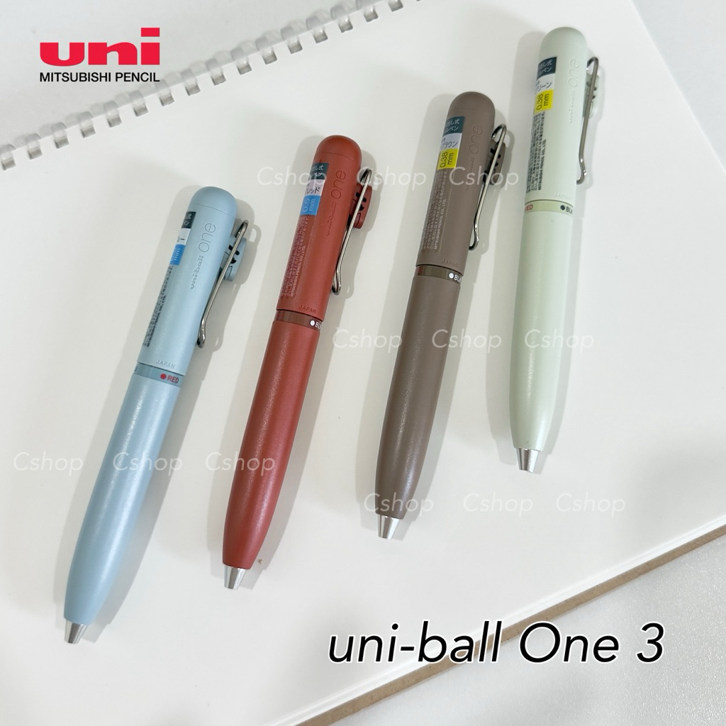 [พร้อมส่งในไทย] uni-ball One 3หมึกเจล3สีในด้ามเดียว