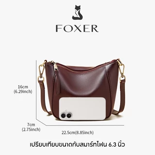 สินค้าคงคลัง ราคาพิเศษ FOXER กระเป๋าสะพายไหล่ กระเป๋ารักแร้ผู้หญิง หลายแบบ ใช้ทำงานประจำวัน