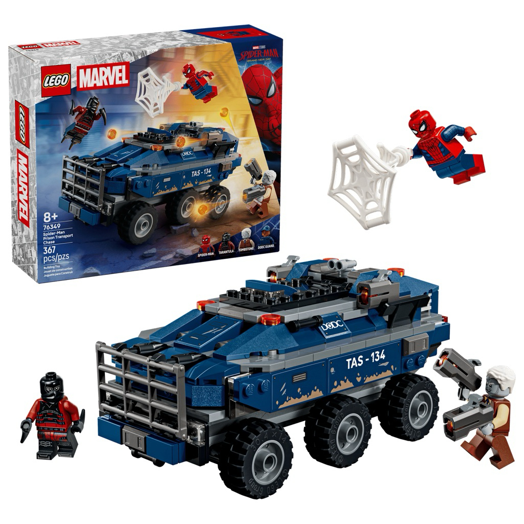 Lego Marvel 76349 Spider-Man Prison Transport Chase