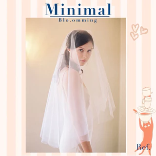 เวลเจ้าสาวมินิมอล🪿ยาวมาตรฐาน 75 ซม. พร้อมส่งจากไทย🇹🇭