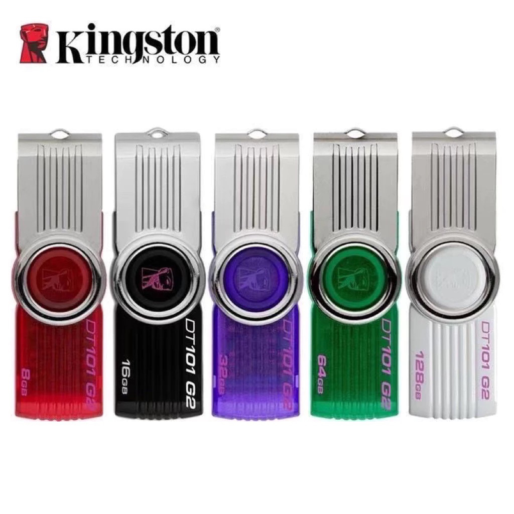 Kingston USB Flash Drive 16GB/32GB/64GB/128GB/256GB/512GBรุ่น DT101 แฟลชไดร์ฟ แฟลชไดร์