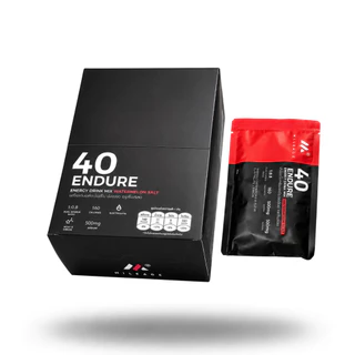 [กล่อง10ซอง] 40ENDURE Mileage Energy Drink Mix ผงชงให้พลังงานและเกลือแร่ สำหรับเล่นกีฬา