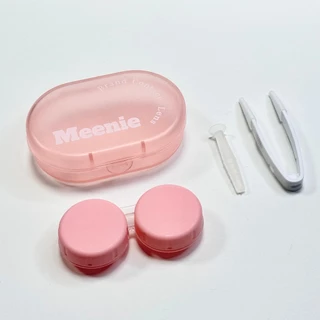 Meenie Case set - ตลับเซ็ตใสคอนแทคเลนส์-สีชมพูน่ารัก
