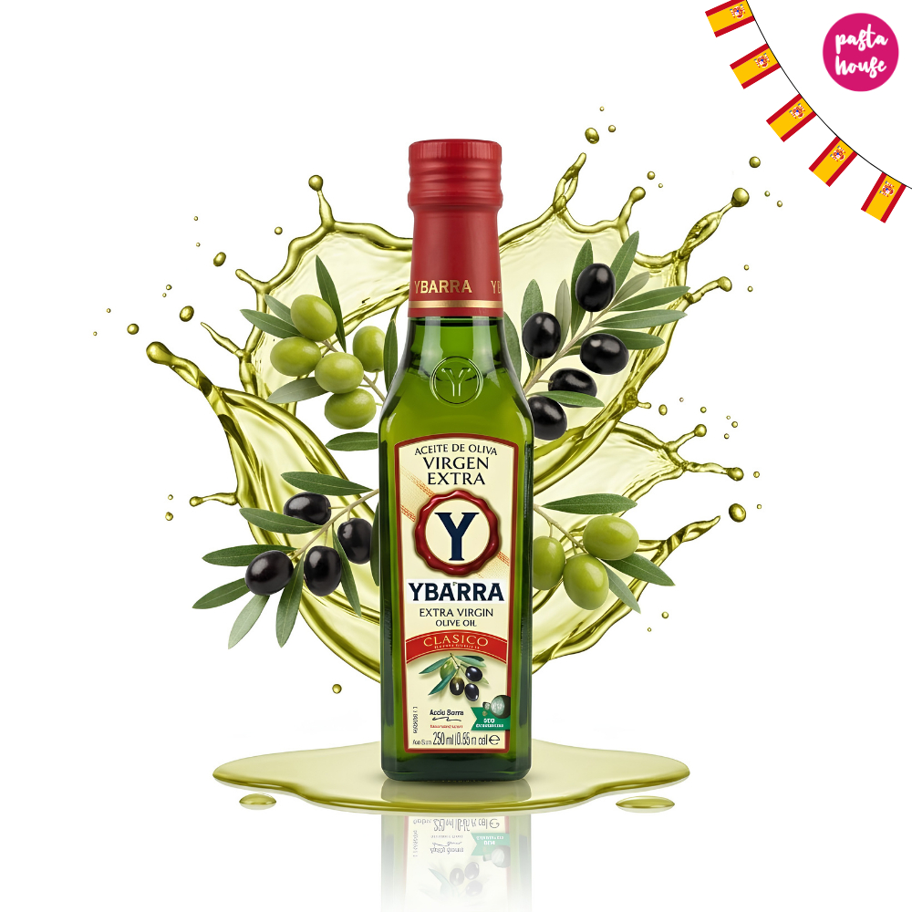Extra Virgin Olive Oil 250ml - Ybarra น้ำมันมะกอก ทานสดได้ วิตามินอีสูง ทานประจำช่วยลด LDL