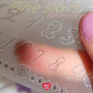 The stars alphabet sticker Jerryxkimdotstick⭐️
