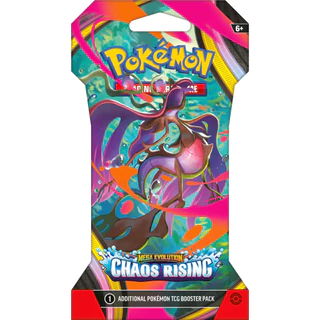 [ส่งด่วน Instant] | Pokemon TCG: Mega Evolution - Chaos Rising Sleeved Booster Pack - Styles May Vary (By ClaSsIC GaME)
