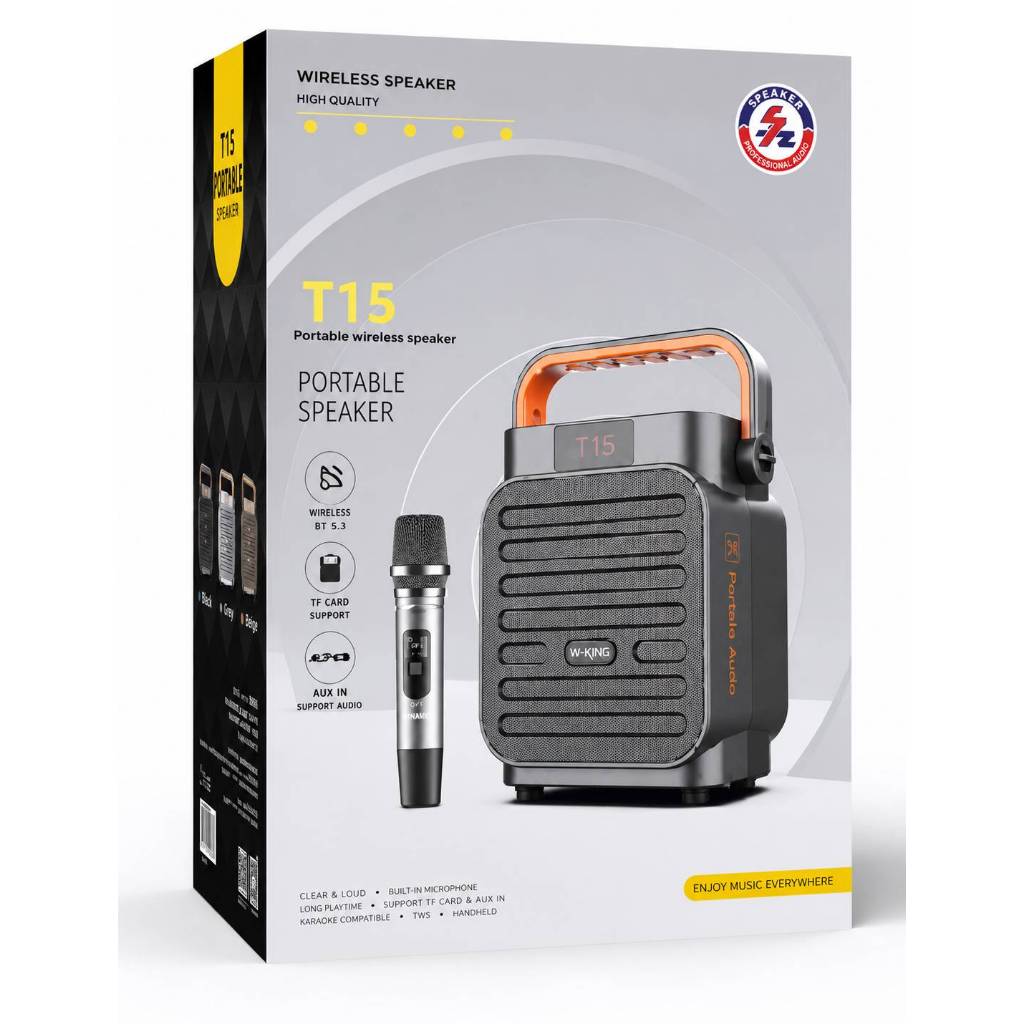 Speaker W-King T15 รุ่นใหม่ 25w