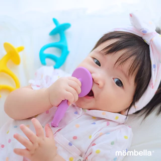 Mombella ยางกัดช้างมัมเบล่า ของแท้จากอังกฤษ ปลอดภัยมี มอก. ยางกัดซิลิโคนนิ่มส่งเสริมพัฒนาการ BPA Free Teether