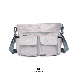 Hadara Moment Series No.37 กระเป๋าสะพาย ผ้า Zena น้ำหนักเบา 20 ช่อง ใส่ IPAD ได้ทุกรุ่น