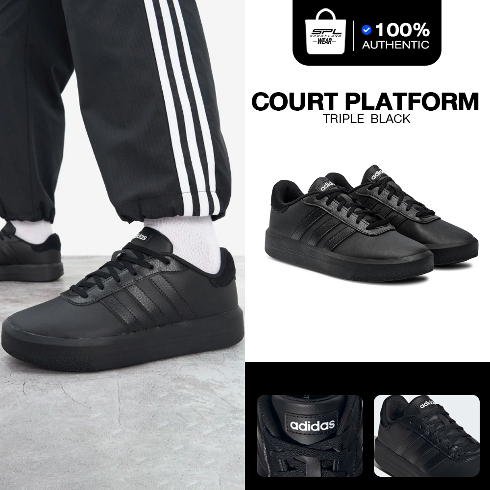 Adidas อาดิดาส รองเท้าผ้าใบ รองเท้าลำลอง สำหรับผู้หญิง W Court Platform GV8995 (2000)