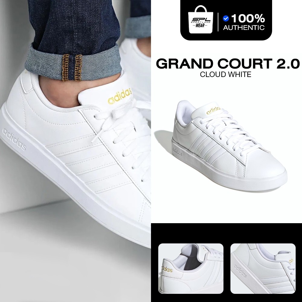 Adidas อาดิดาส รองเท้าผ้าใบ รองเท้าลำลอง W Grand Court 2.0 GW9213 (2500)