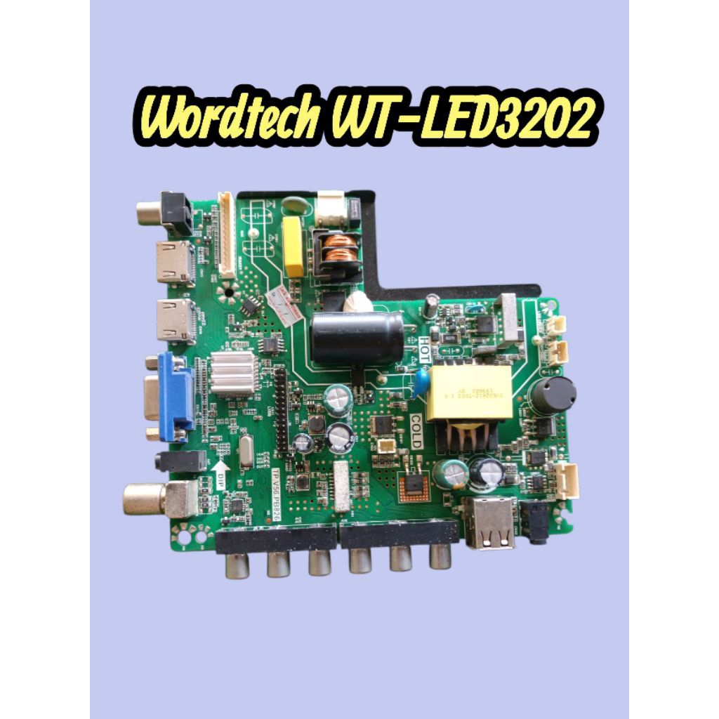 บอร์ดทีวี worldtech 32 นิ้วรุ่นWT-LED3202แท้ถอด