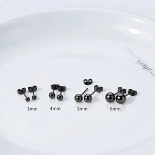 STUD(สำหรับคนแพ้ง่าย) ต่างหูหมุดมินิมอล สแตนเลสเกรดเครื่องมือแพทย์ (ราคา 1 คู่)