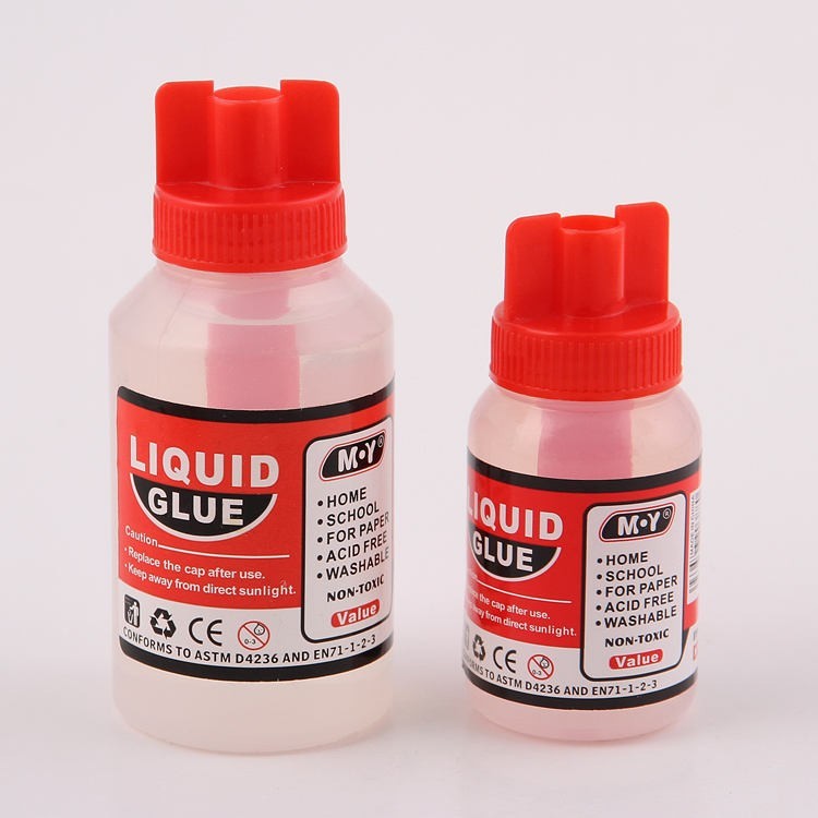 🎀 แพ็ค 12 หลอด (121)🎀 กาวน้ำใส50 ML มีแปรง ทาง่าย ไม่เลอะ แห้งไว เครื่องเขียน DIY  🎀