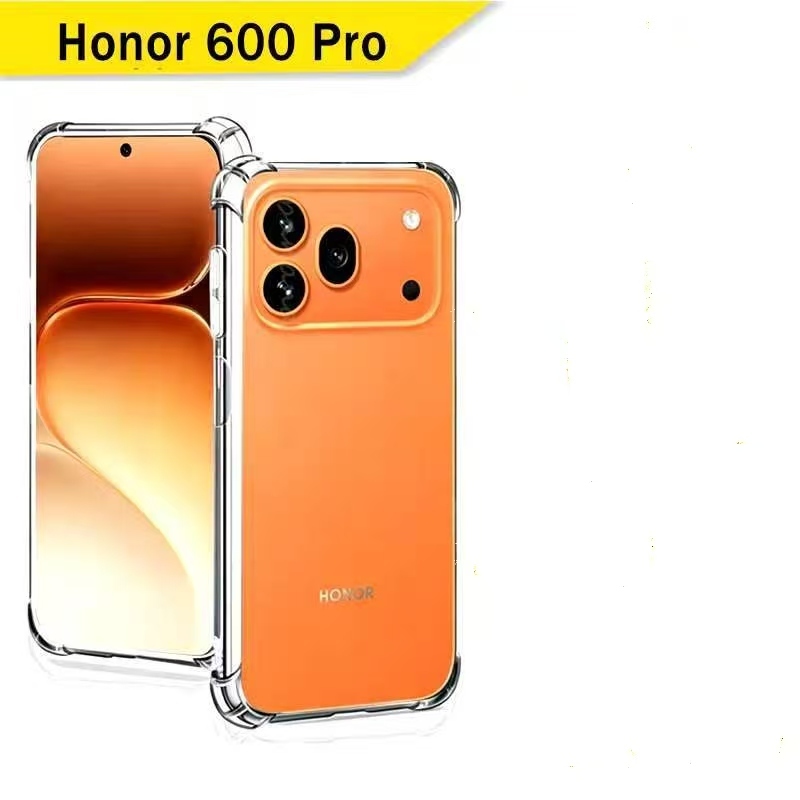 Honor 600/Honor 600 Pro/Honor 600 LiteเคสTPUใสกันกระแทกแบบคลุมกล้องHONOR600 5G/HONOR 600Pro 5G/HONOR 600Lite 5G