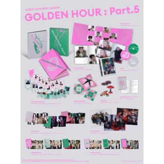 [เข้าไทยสิ้นเดือน ส.ค.🇹🇭] มีการ์ด POB ATEEZ GOLDEN HOUR: Part.5 PHOTOBOOK