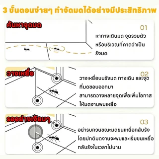 🔥มดตายยกรัง🔥ยาฆ่ามด ยาฆ่ามดตายยกรัง ล่อกินกลับรัง ลดปัญหามด มดแดง มดดำ ใช้ง่าย 6 ชิ้น ใช้งานง่าย ใช้ได้ทั่วบ้าน