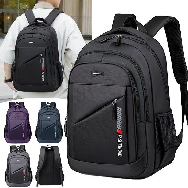 กระเป๋าเป้สีดำผู้ชาย แฟชั่น Backpack รุ่น T15 กระเป๋าเป้