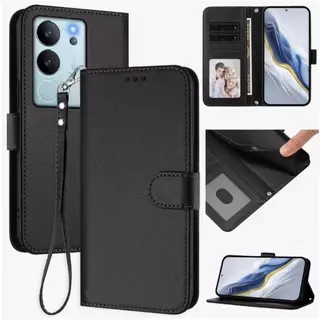 เคสฝาพับหนัง ล็อคได้ สำหรับ Vivo V29 5G เคสกันกระแทกฝาพับ พร้อมช่องใส่บัตร