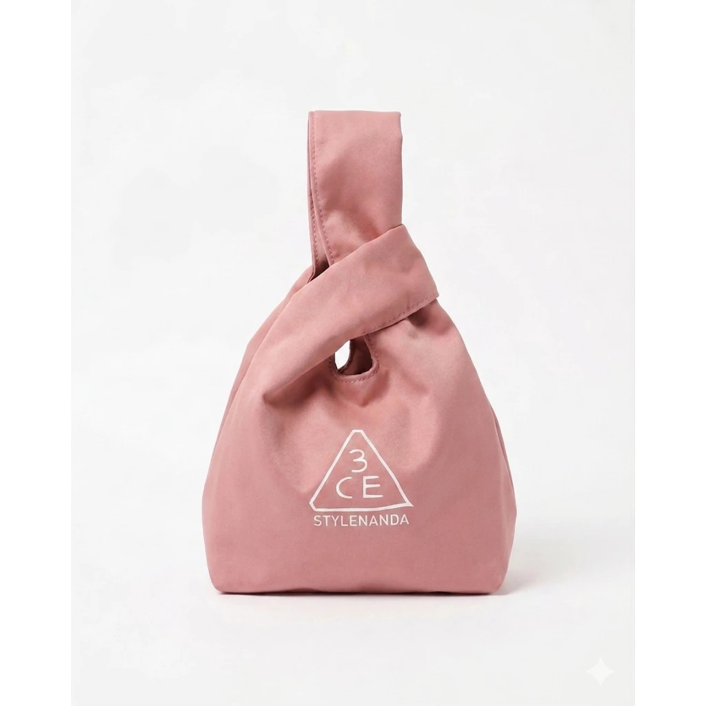 [สินค้าสมนาคุณ งดจำหน่าย] 3CE Pink Shopping bag ทรีซีอี กระเป๋าช้อปปิ้ง สีชมพู