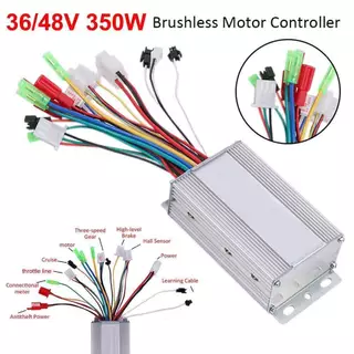 กล่องควบคุมจักรยานไฟฟ้า 36/48V 350W คลื่นไซน์เวฟ(ล้อเงียบ) ใช้กับมอเตอร์ 350W ได้