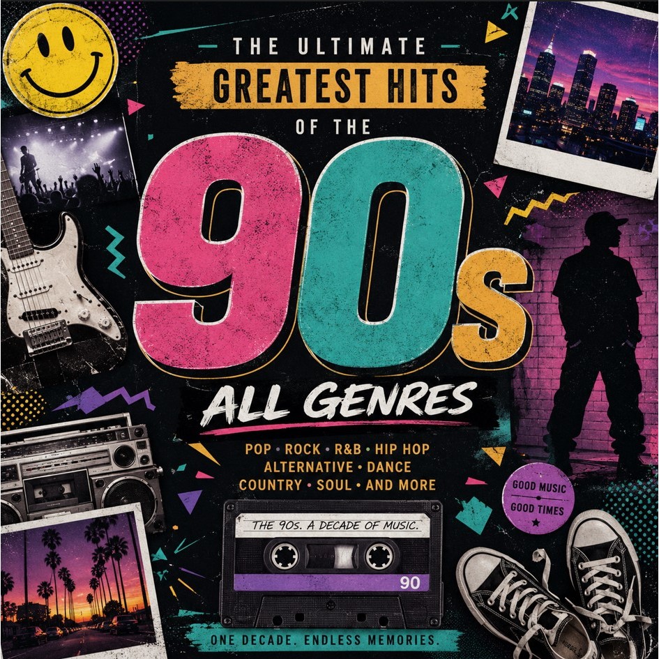 MP3 รวมเพลงสากลยุค 90s ทุกแนว (แผ่น CD , USB แฟลชไดร์ฟเพลง ไม่ติดลิขสิทธิ์)