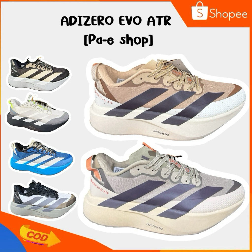 ลงใหม่ พร้อมส่ง [เท้าอวบอูม+เพิ่ม1ไซส์] รองเท้าวิ่ง EVO ATR [งานดี พร้อมกล่อง)