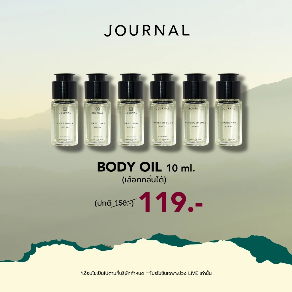 JUNE : LIVE บำรุงผิว BODY OIL 10 ML เลือกกลิ่นที่ต้องการได้ (ราคาพิเศษจะเริ่มในช่วงเวลาไลฟ์) thumbnail 3