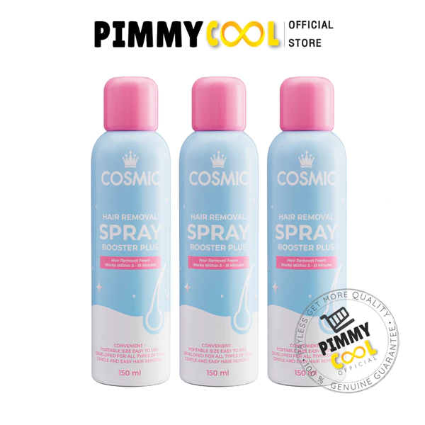 Cosmic Hair Removal Mousse, 100 ml (3 Bottles)