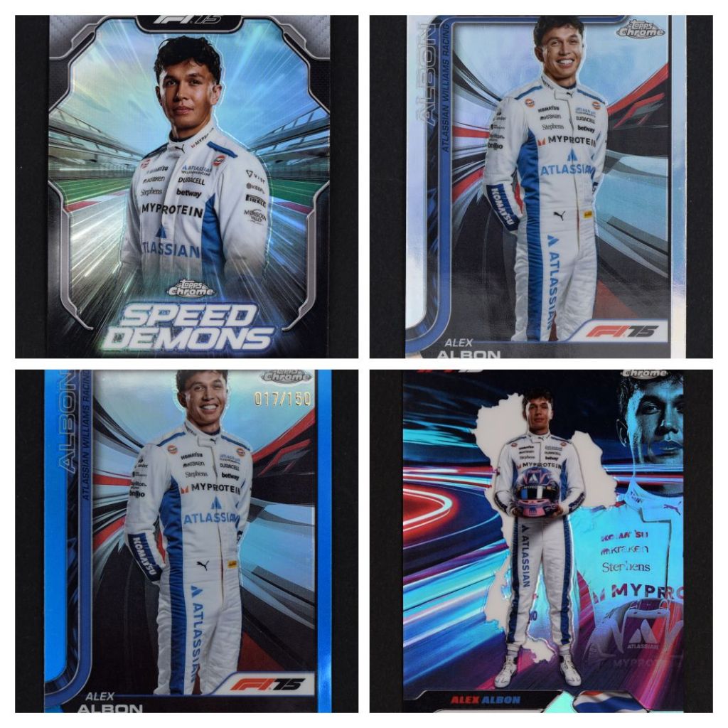 การ์ดฟอร์มูล่าวัน Topps Chrome Formula 1 F1 Atlassian Williams