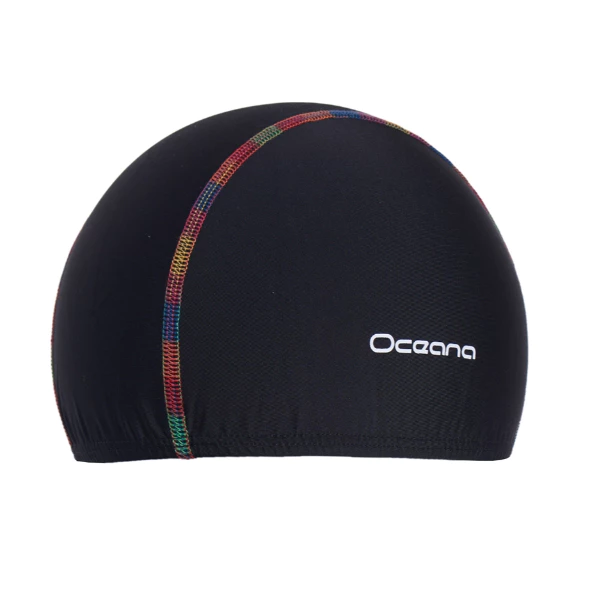 (ลด 50%) OCEANA SWIMWEAR หมวกว่ายน้ำ ผ้าพื้นโรยด้ายสีรุ้ง No. 22OPACOP01 - FREESIZE