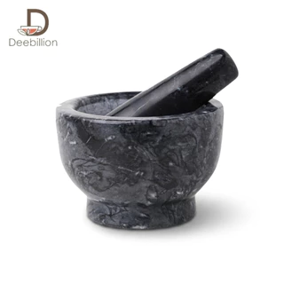 ครกอ่างศิลา ครกหิน ครกหินอ่อน ครกหินพร้อมสาก marble mortar ตำน้ำพริกกระเทียม บดยา หลายขนาด ครกแตกเคลมได้ Deebillion