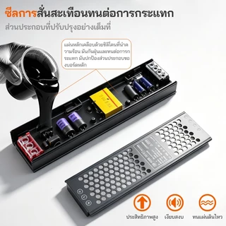 หม้อแปลง LED แหล่งจ่ายไฟ 12V/24V 60W-400W สำหรับไฟเส้น LED รุ่นบางเฉียบ ไร้เสียงพัดลม ป้องกันกระแสเกิน
