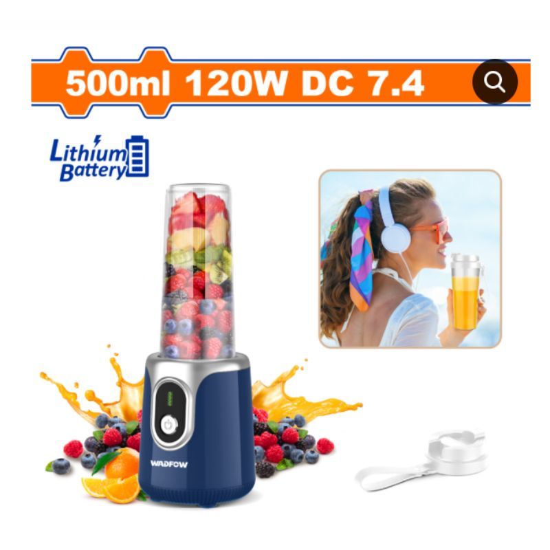 เครื่องปั่นน้ำผลไม้ไร้สาย WADFOW 500ml WZZ4501A