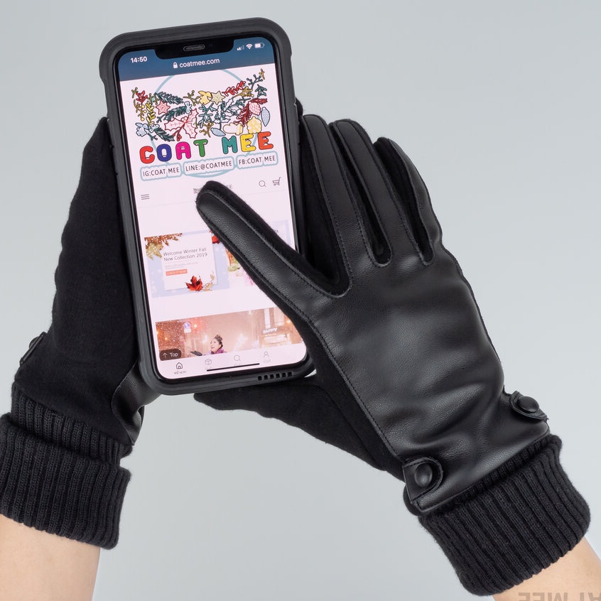 ถุงมือกันหนาวบุขน ทัชสกรีนได้ ลุยหิมะได รุ่น GO09 TWIN GLOVES COATMEE