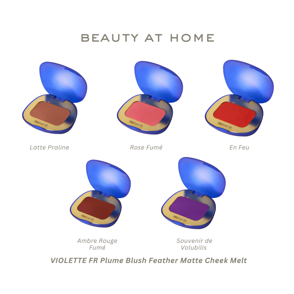 *ของเข้า 15/7* VIOLETTE FR Plume Blush Feather Matte Cheek Melt 5.1G (CHOOSE ONE COLOR)