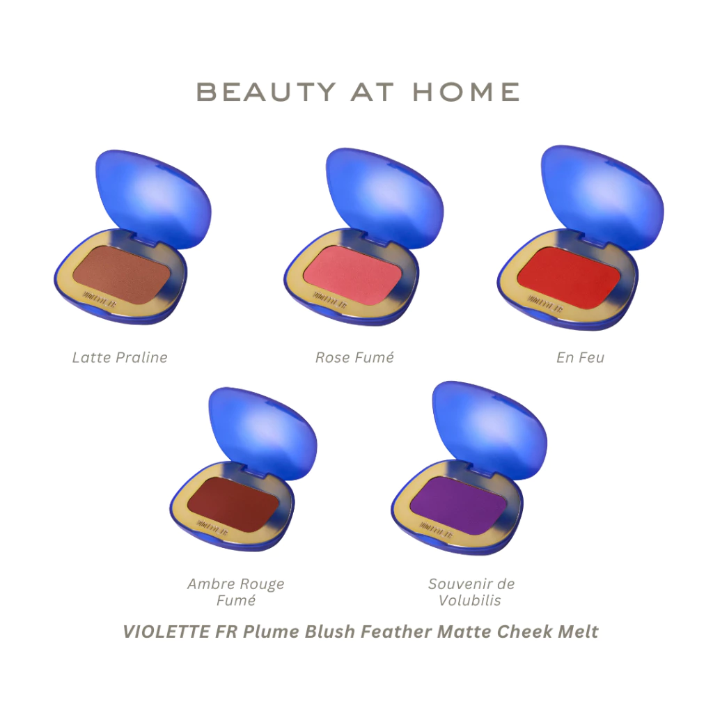 *พร้อมส่ง* VIOLETTE FR Plume Blush Feather Matte Cheek Melt 5.1G (CHOOSE ONE COLOR)