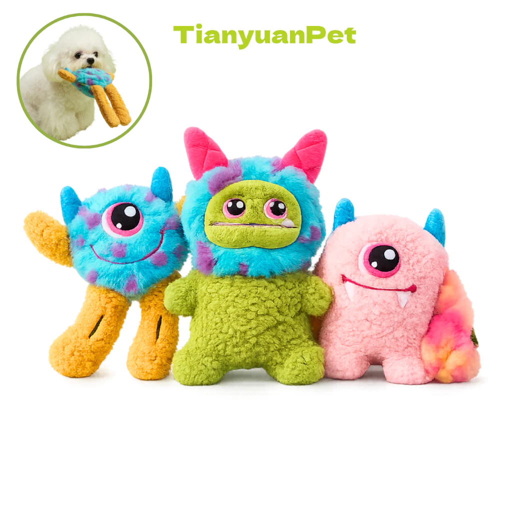 ของเล่นสุนัข ตุ๊กตาสุนัขมีเสียง Dog Toy ของเล่นสัตว์เลี้ยง ช่วยแก้เหงาและลดความเครียด เหมาะกับสัตว์เลี้ยงทุกวัย