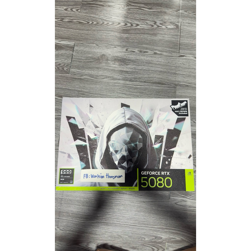**มือสอง RTX 5080 HOF 16 GB สีขาวสภาพสวยครบกล่อง ประกัน08/28