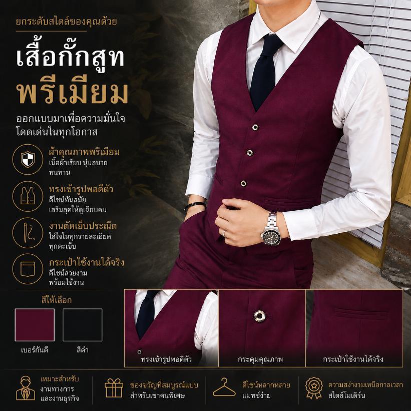 เสื้อกั๊กสำหรับผู้ชายสำหรับกิจกรรมกลางแจ้ง มีกระเป๋าหลายช่อง เก็บของได้หลายช่อง เหมาะสำหรับใส่ลำลอง เดินทาง ตกปลา