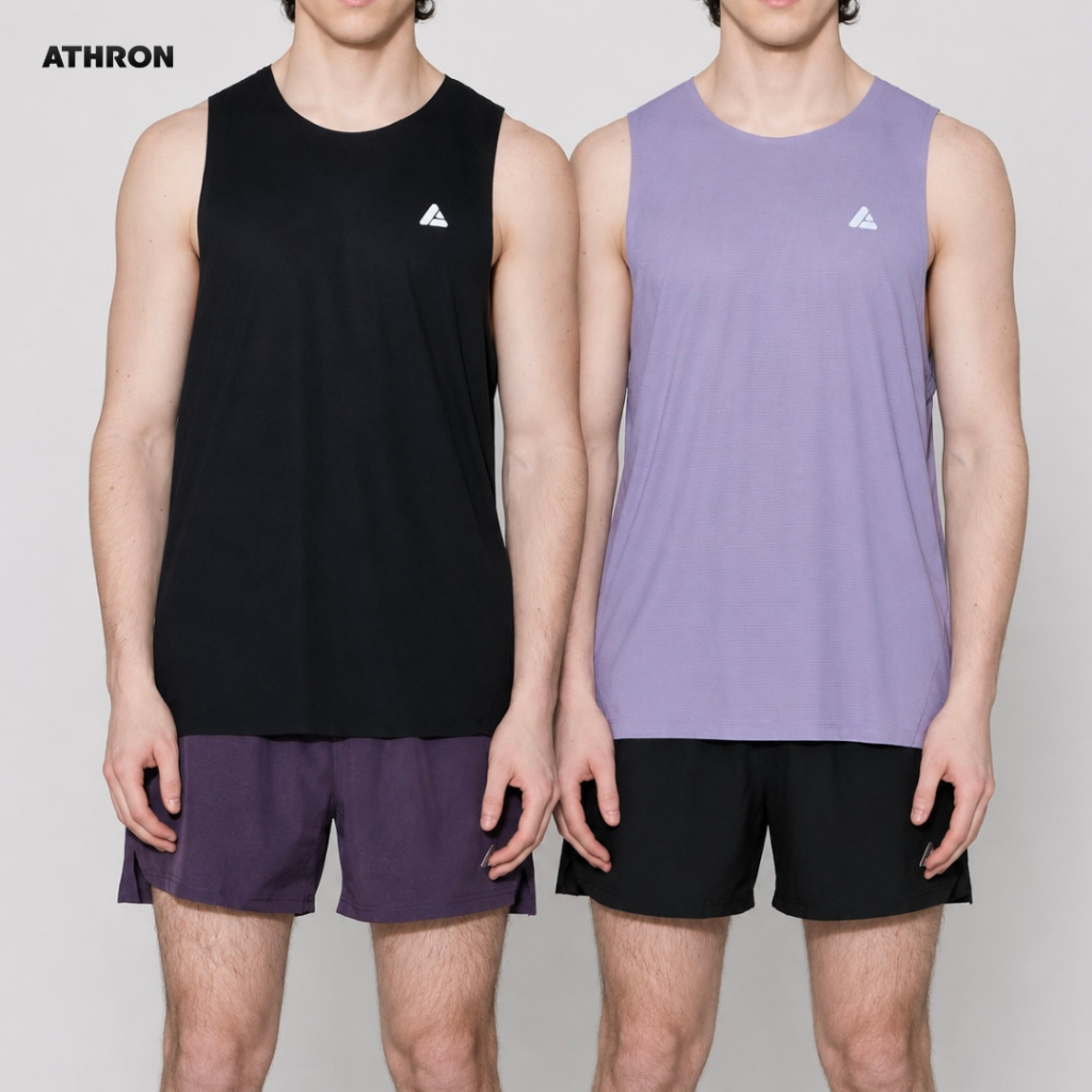 เสื้อกีฬา เสื้อวิ่งผู้ชาย ATHRON - Effortless PRO Tank Top