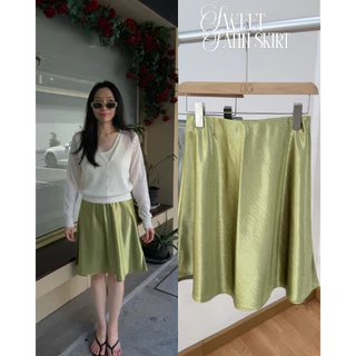UIUI | SWEET SATIN SKIRT กระโปรงซาติน