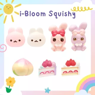 💖พร้อมส่ง💖 สกุชชี่ฮอตฮิต สกุชชี่ไอบลูม i-Bloom Squishy ลูกพีช / กระต่าย / shortcake ของแท้ 100%