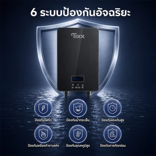 เครื่องทำน้ำอุ่น 5500W ประหยัดไฟ ร้อนทันที แถมฝักบัว ปรับความร้อนได้ พร้อมชุดฝักบัว DSK-55 สีเทา