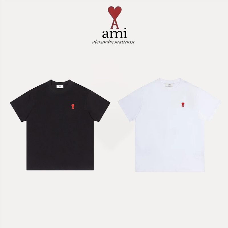 Ami Paris De Coeur Boxy Tee ของแท้ 100% สินค้ามือ 1